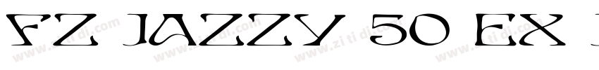 FZ JAZZY 50 EX JAZZY字体转换